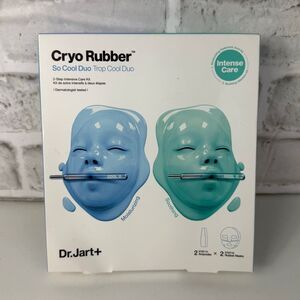 DR JART+ Cryo Rubber So Cool duo Face Masks NWT